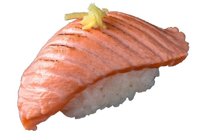 Flamed Salmon Nigiri (2st.)